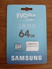 Samsung EVO Select 2021 64GB microSDXC UHS-I Memory Card with SD Adapter