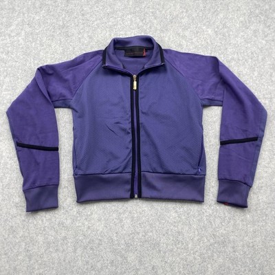 Levi's Engineered Jeans Jacket Womens Medium Purple Full Zip Track Athletic
