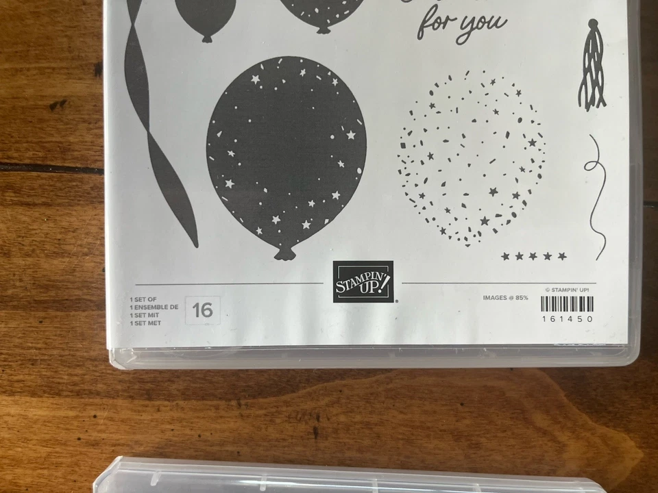 Pacote enorme de balão de coordenação Stampin Up 33 selos, 13 matrizes + 1 soco grande! - Imagem 2 de 4
