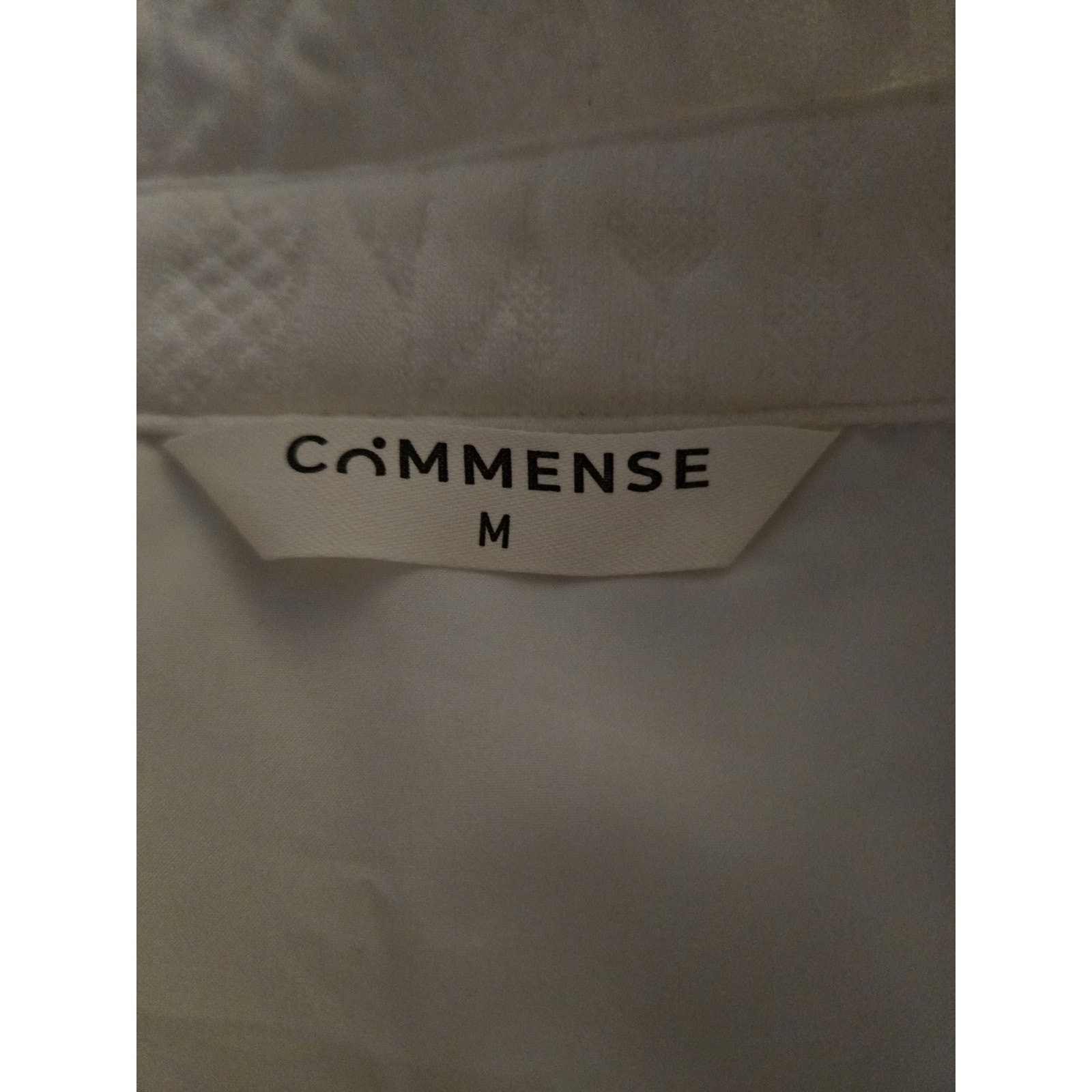 Commense White Cable Knit Button Down Long Sleeve… - image 6