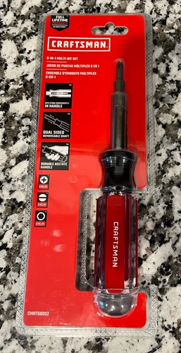 CRAFTSMAN CMHT66052 SET 6 IN 1 MULTI-BIT (SET CACCIAVITI 6 IN 1)-