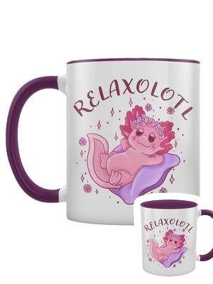 Relaxolotl lila innen 2-farbig Becher