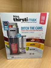 Ninja Thirsti Max Custom Hydration System Soda Maker Sparkling Water + Extras