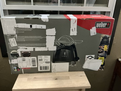 #ad Weber Q Cart for Grilling Black Open Box $125.00