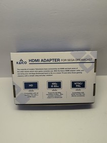 Sega Dreamcast HDMI Audio Video Cable Lead Adapter Adaptor Scart DVI VGA DC HTF