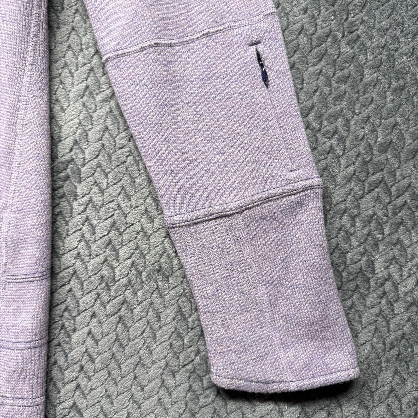 Title Nine Jacket Medium Wool Blend Lavender Full… - image 7