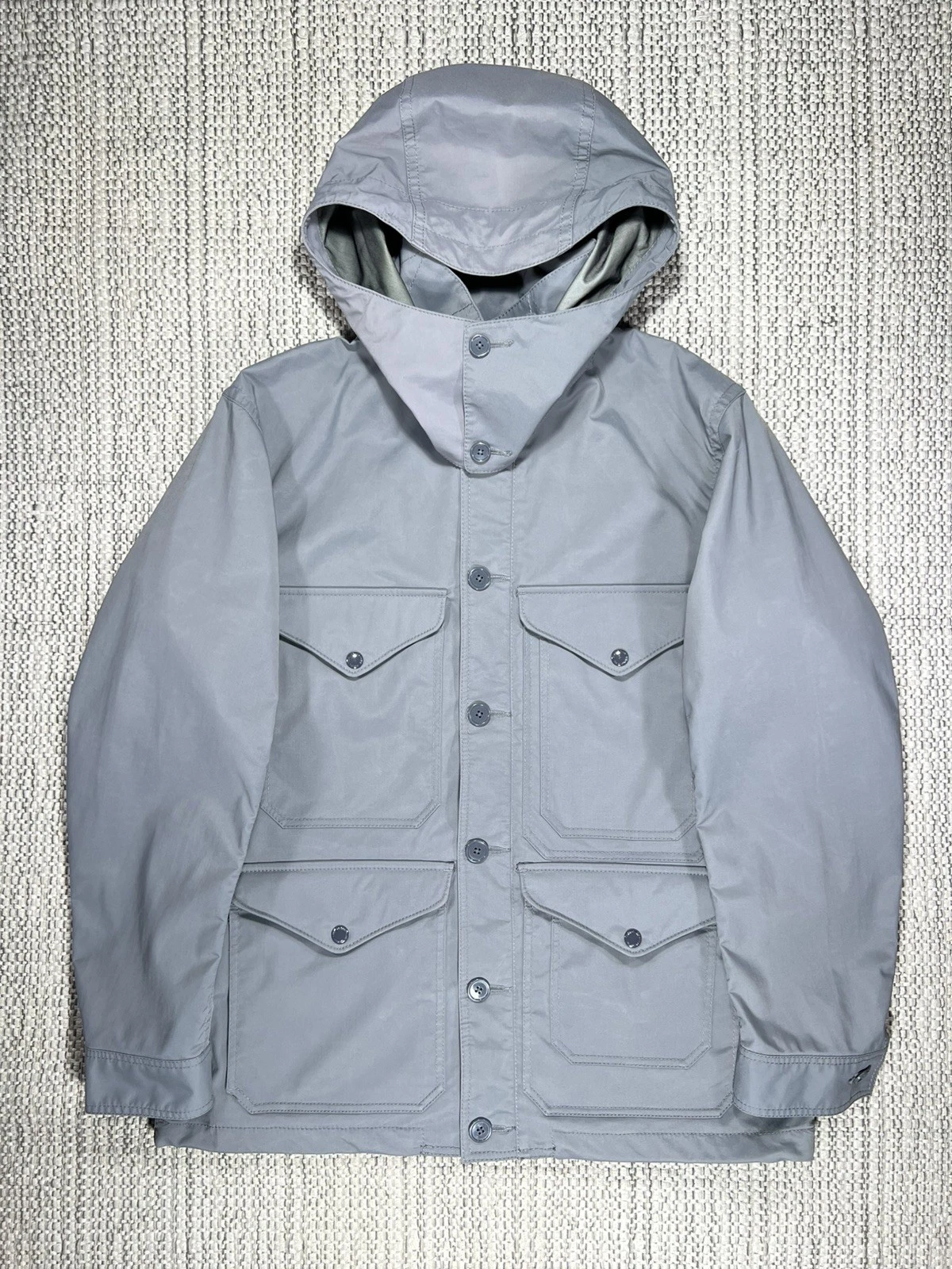 Beams Plus Mackinaw Jacket, Men’s Large, Gore Windstopper Utility Grey, Hooded