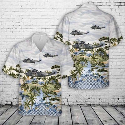 German Navy Westland WS 61 Sea King Mk41 Hawaiian Shirt