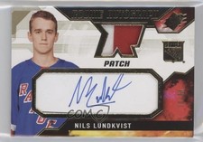 2021-22 SPx Rookie Auto Jersey Patch 10/35 Nils Lundkvist #NL Patch Auto 0ze5