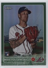 2015 Topps Chrome Green Refractor 12/99 Mike Foltynewicz #17 0ty6