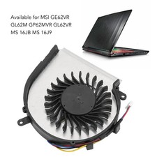 CPU Cooler 4 Pin Strong Heat Dissipation CPU GPU Cooling Fan for MSI GE62VR