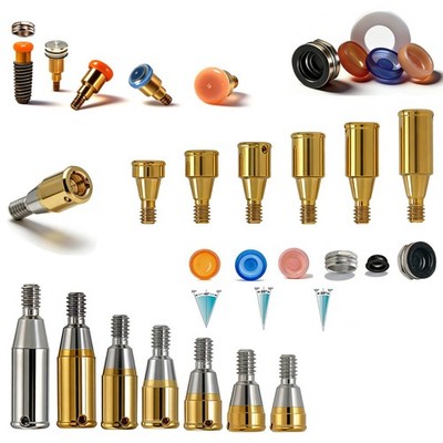 Dental Attachment Abutment Male Cap For Hiossen ET OSSTEM TS ZEST Locator Legacy