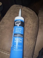 DAP All Purpose 100 Silicone 9.8 oz., Clear, Sealant Cartridge, Waterproof