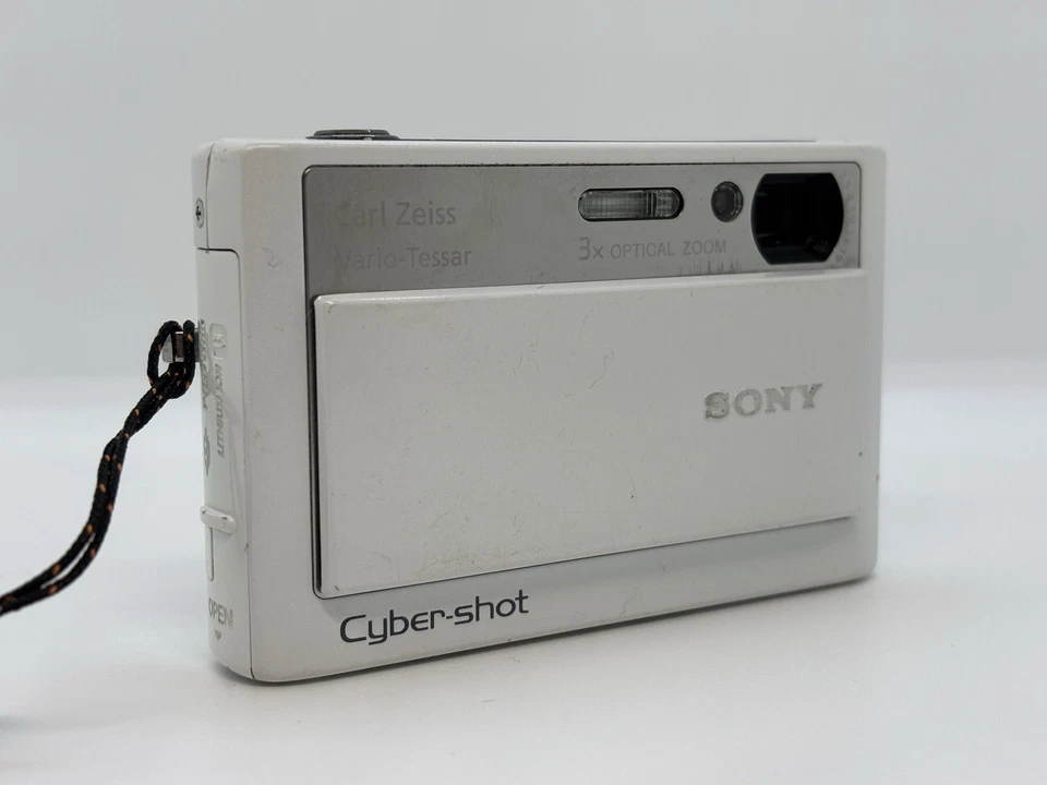 SONY Cyber shot DSC-T20 8.1MP 3x Compact Digital Camera White From JAPAN /Exc - Image 2 of 4