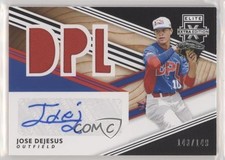 2020 Elite Extra Edition DPL Material Signatures Black Jose Dejesus Auto 1u6