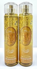 Bath  Body Works Lot of 2 Bottles Disney Princess Belle Fragrance Mist Spray 8