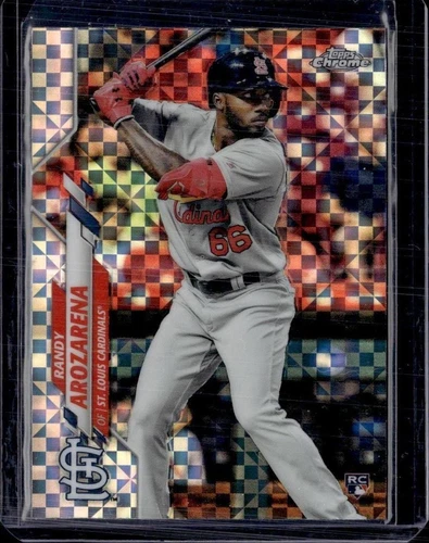 2020 Topps Chrome #49 Randy Arozarena X-Fractor Refractor