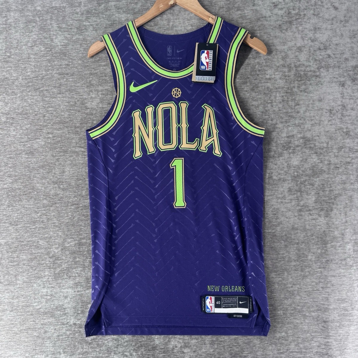 Nike Dri-FIT ADV Zion Williamson Pelicans City Edition Jersey