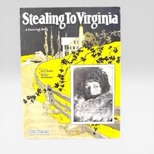Stealing To Virginia Sheet Music Blossom Seeley Gus Kahn Walter Donaldson 1923