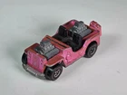 1970 Hot Wheels Redline Hot Pink Grass Hopper, no roof, windshield Junkyard