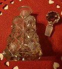 Antique Cut glass Perfume Bottle with stopper 4 1/2" — photo 3