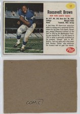 1962 Post Rosey Brown Roosevelt Brown #17 HOF