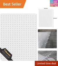 36'' x 48'' Clear PVC Chair Mat - Heavy Duty for Ergonomic Floor Protection