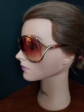 Christian Dior Vintage Butterfly Gold Eyeglass Frames VGC