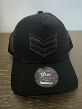 Giant Gourments Black Hat Adjustable Baseball Cap Men's New