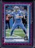 2025 Panini Donruss Optic Jared Goff Pink Velocity Prizm #/99 Lions