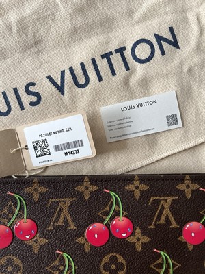 Louis Vuitton x Murakami 2025 Cherries Toiletry Cosmetics Pouch