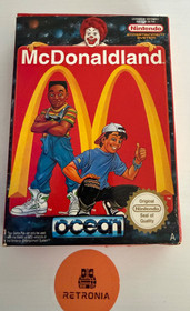 McDonaldland Nintendo Nes gioco versione PAL A UK in scatola con manuale CIB