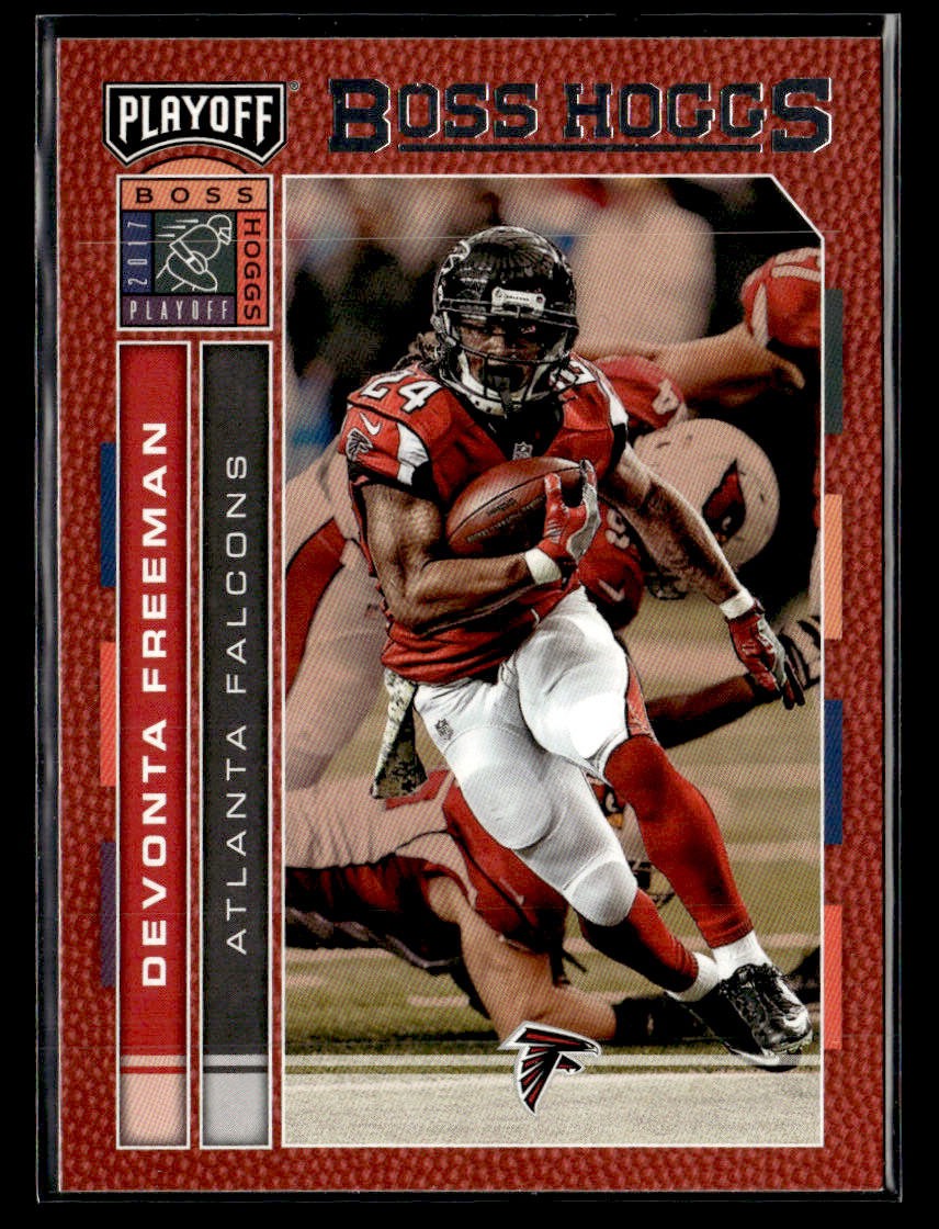 2017 Panini Playoff #7 Devonta Freeman Boss Hoggs Card Atlanta Falcons