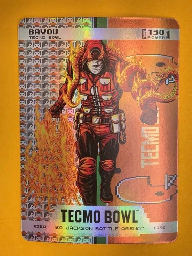 Bo Jackson Battle Arena Tecmo Bowl Endzone Fire PWR 130 Bayou Ja\'Marr Chase