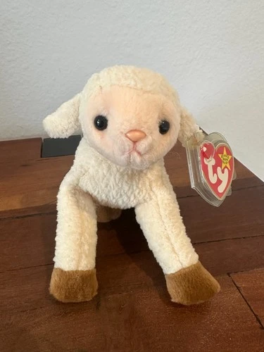 Vintage Ty Beanie Baby Ewey The Lamb Sheep New 1997 Retired 7”