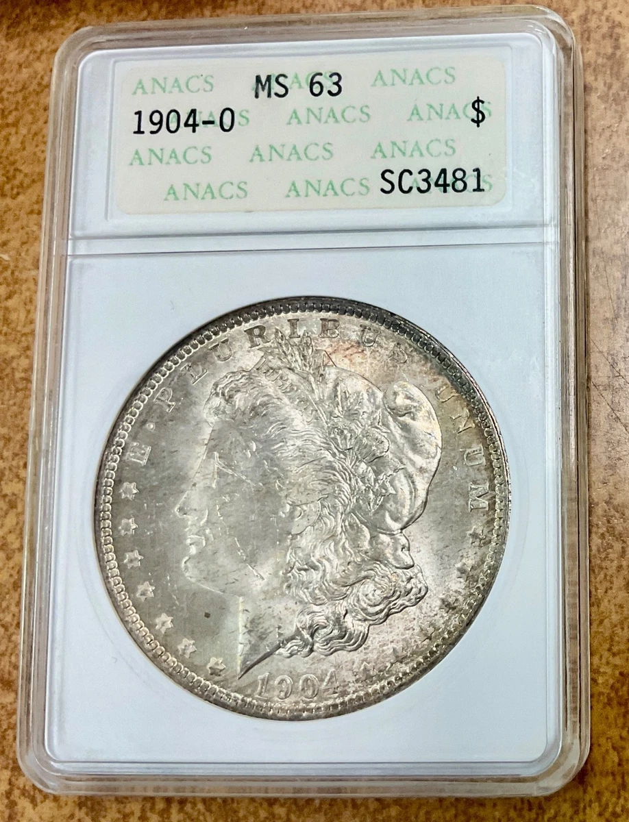 MS 63 Graded 1904 Year Morgan US Dollars (1878-1921) for sale | eBay