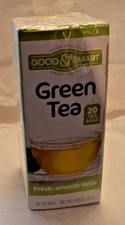 GOOD & SMART Green Tea 20 Tea Bags Best By January 2027