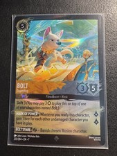 Lorcana Bolt Superdog Floodborn Hero Trading Card 223/204 Cold Foil