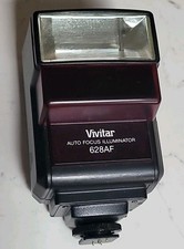 Vivitar Auto Focus Illuminator 628AF Vintage Camera Flash, Untested