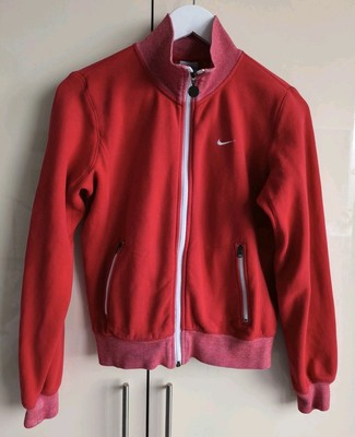 Rote Nike Silber Vintage Sport Damen Jacke von, Gr.S