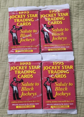 1995 Jockey Star Trading Cards - Salute To Black Jockeys -- SEALED PACKS