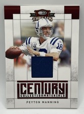 2009 Donruss Threads Peyton Manning Century Collection Materials 11 /250 Colts