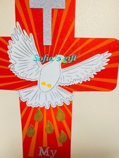 Holy Spirit Dove Favor For Communion, Confirmation Decorations Banner