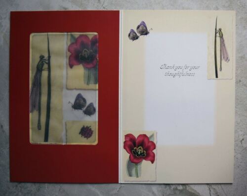 Marian Heath Greeting Cards Thank You Card w/ Botanical Inset by Abner Bagdadi - Picture 2 of 3