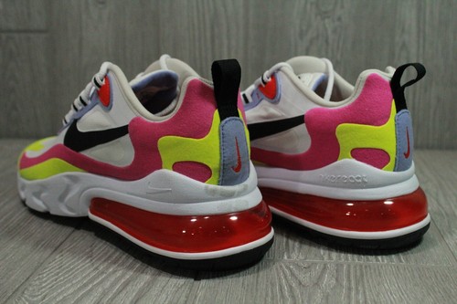 Nike Womens Air Max 270 React Multi-Color Running Shoes Size 8.5 CZ9351-100 - Picture 5 of 6