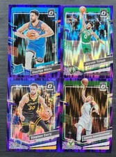 2023-24 Optic Basketball PURPLE SHOCK PRIZMS with Rookies You Pick - READ