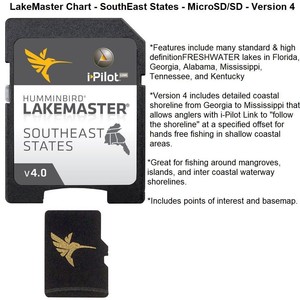 humminbird lakemaster chart southeast states microsd sd lake master charts