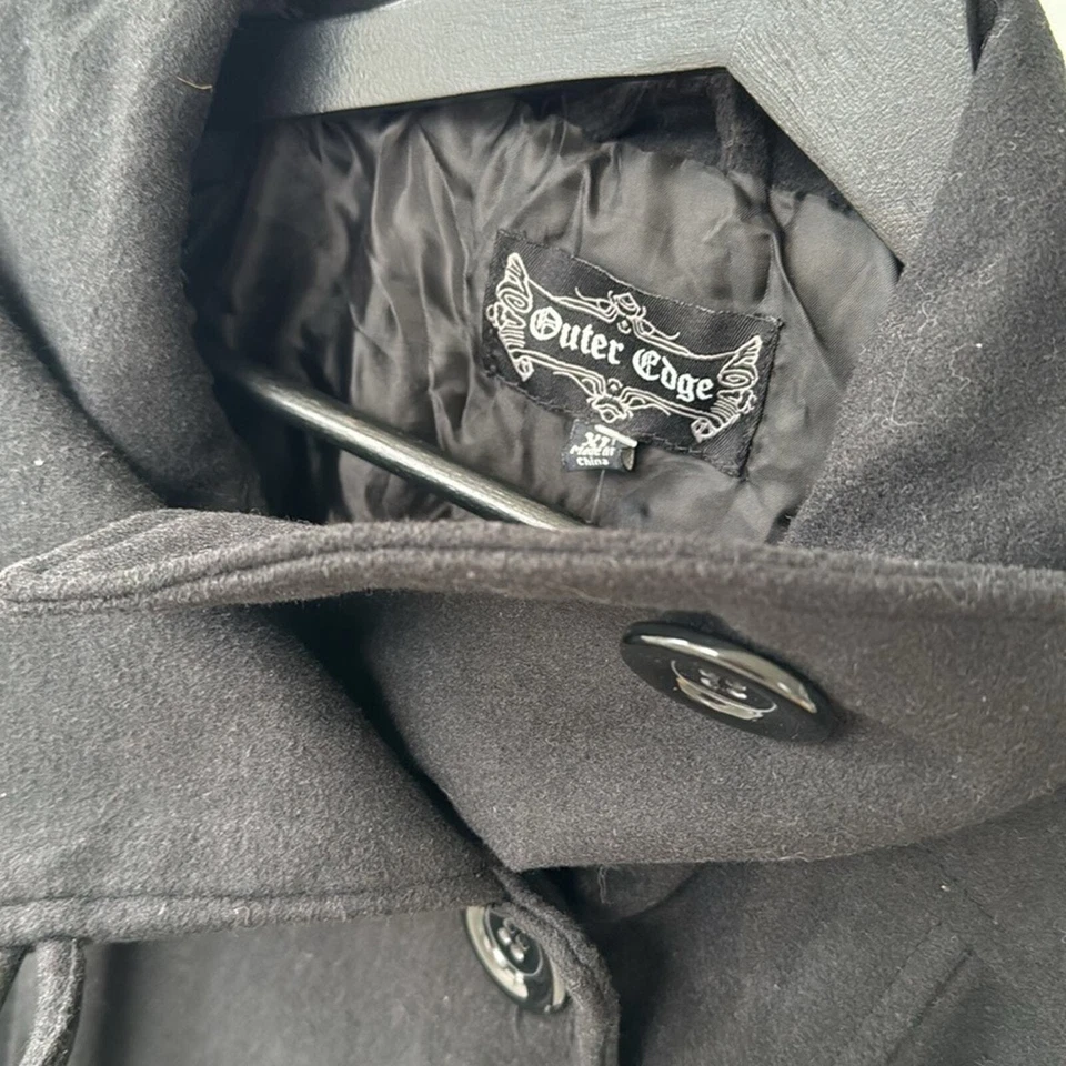 Outer Edge Women’s Button Down Black Jacket with Pockets Size XL - Image 3 of 4