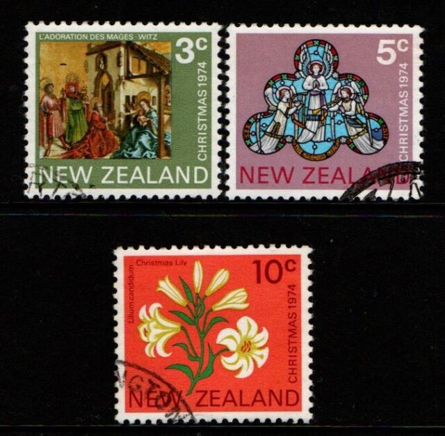 New Zealand 1974 Christmas SG1058-60 Used