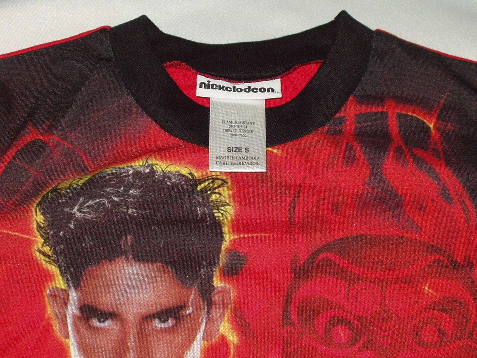 THE LAST AIRBENDER Nickelodeon boy's PAJAMA TOP Size S  NWT - Image 2 of 3